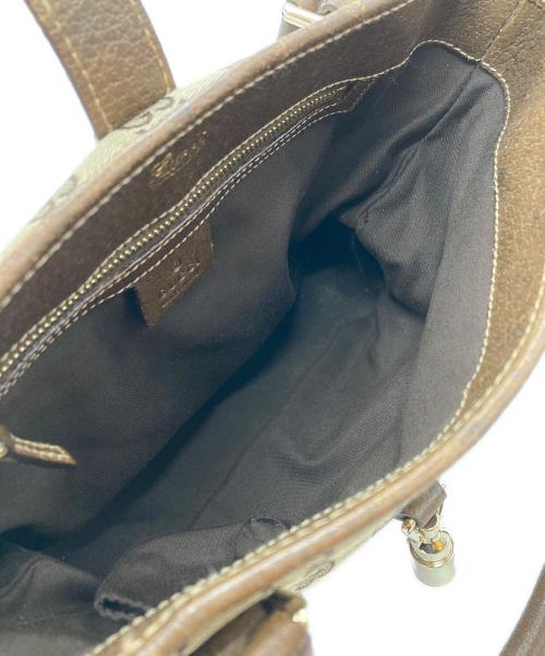 GUCCI（グッチ）GUCCI (グッチ) ニュージャッキーハンドバッグ ブラウンの古着・服飾アイテム