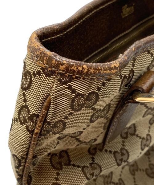 GUCCI（グッチ）GUCCI (グッチ) ニュージャッキーハンドバッグ ブラウンの古着・服飾アイテム