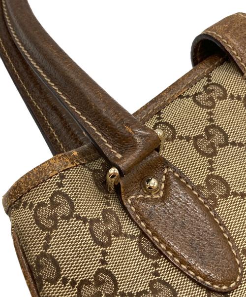 GUCCI（グッチ）GUCCI (グッチ) ニュージャッキーハンドバッグ ブラウンの古着・服飾アイテム