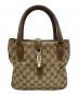 GUCCI（グッチ）の古着「ニュージャッキーハンドバッグ」｜ブラウン