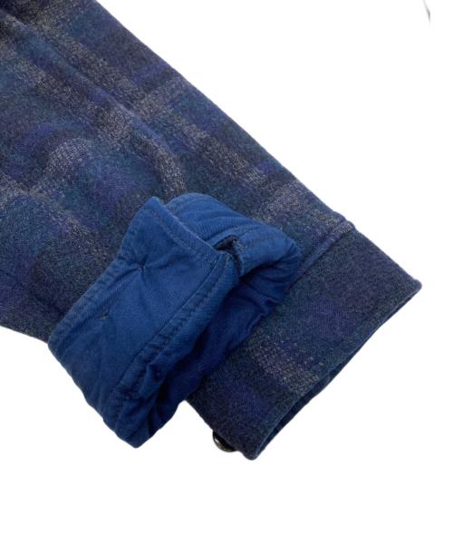 POLO RALPH LAUREN（ポロ・ラルフローレン）POLO RALPH LAUREN (ポロ・ラルフローレン) チェックウールショールカラージャケット ネイビー サイズ:XLの古着・服飾アイテム