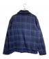 POLO RALPH LAUREN (ポロ・ラルフローレン) チェックウールショールカラージャケット ネイビー サイズ:XL：12000円