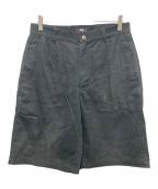 stussyステューシー）の古着「CHINO WORK SHORT」｜ブラック