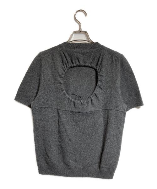 CECILIE BAHNSEN（セシリーバンセン）Cecilie Bahnsen (セシリーバンセン) ホナカットアウトニット グレー サイズ:XSの古着・服飾アイテム