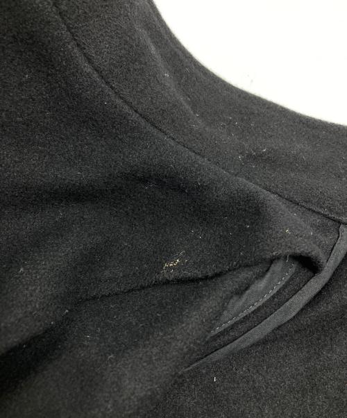 TOMORROW LAND（トゥモローランド）TOMORROW LAND (トゥモローランド) Super170’sウールフランネル スタンドカラーコート ブラック サイズ:Sの古着・服飾アイテム