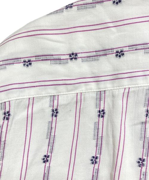 COMME des GARCONS HOMME（コムデギャルソン オム）COMME des GARCONS HOMME (コムデギャルソン オム) ジャガードストライプS/Sシャツ/Jacquard striped shirt ホワイト サイズ:不明の古着・服飾アイテム