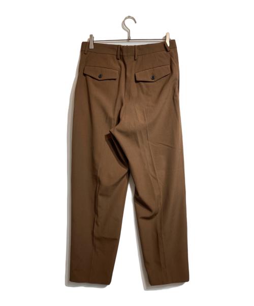 DRIES VAN NOTEN（ドリスヴァンノッテン）DRIES VAN NOTEN (ドリスヴァンノッテン) 2タックワイドスラックス ブラウン サイズ:48の古着・服飾アイテム