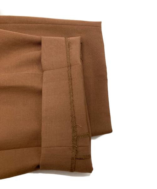 DRIES VAN NOTEN（ドリスヴァンノッテン）DRIES VAN NOTEN (ドリスヴァンノッテン) 2タックワイドスラックス ブラウン サイズ:48の古着・服飾アイテム