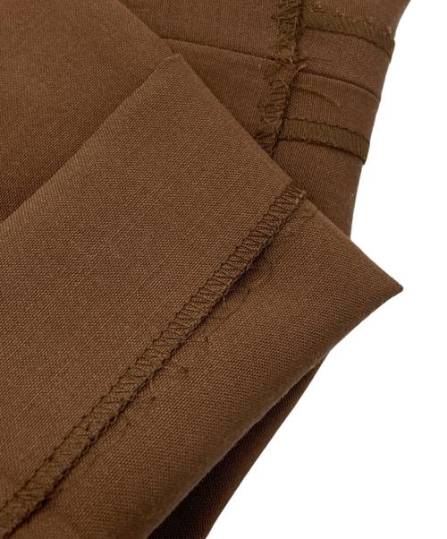 DRIES VAN NOTEN（ドリスヴァンノッテン）DRIES VAN NOTEN (ドリスヴァンノッテン) 2タックワイドスラックス ブラウン サイズ:48の古着・服飾アイテム