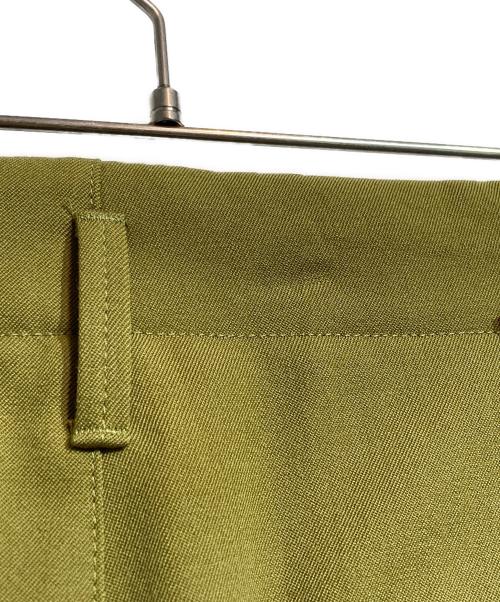 LEMAIRE（ルメール）LEMAIRE (ルメール) PLEATED TAPERED PANTS グリーン サイズ:Ｍの古着・服飾アイテム