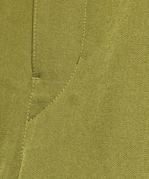 LEMAIRE（ルメール）LEMAIRE (ルメール) PLEATED TAPERED PANTS グリーン サイズ:Ｍの古着・服飾アイテム