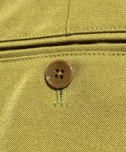 LEMAIRE（ルメール）LEMAIRE (ルメール) PLEATED TAPERED PANTS グリーン サイズ:Ｍの古着・服飾アイテム