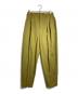 LEMAIRE（ルメール）の古着「PLEATED TAPERED PANTS」｜グリーン