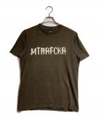 NUMBER (N)INEナンバーナイン）の古着「Mother Fucker Tee/Tシャツ」｜ブラウン