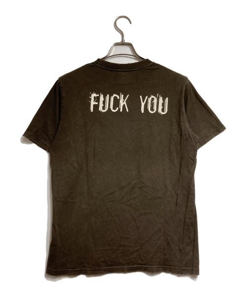 NUMBER (N)INE（ナンバーナイン）NUMBER (N)INE (ナンバーナイン) Mother Fucker Tee/Tシャツ ブラウン サイズ:2の古着・服飾アイテム