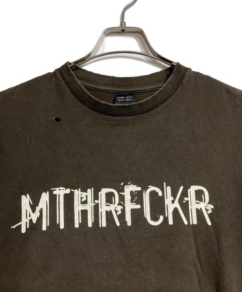 NUMBER (N)INE（ナンバーナイン）NUMBER (N)INE (ナンバーナイン) Mother Fucker Tee/Tシャツ ブラウン サイズ:2の古着・服飾アイテム