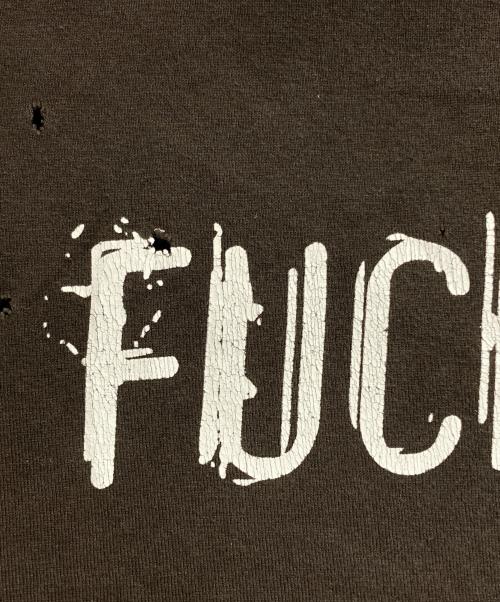 NUMBER (N)INE（ナンバーナイン）NUMBER (N)INE (ナンバーナイン) Mother Fucker Tee/Tシャツ ブラウン サイズ:2の古着・服飾アイテム