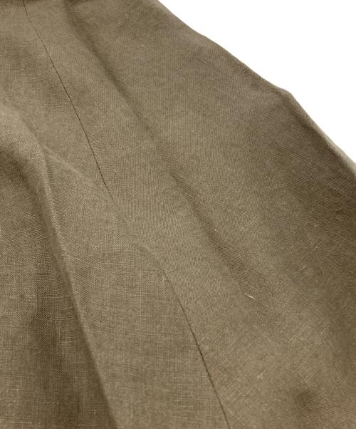 DEUXIEME CLASSE（ドゥーズィエム クラス）DEUXIEME CLASSE (ドゥーズィエム クラス) Linenフレアスカート/Linenフレアスカート ブラウン サイズ:34の古着・服飾アイテム