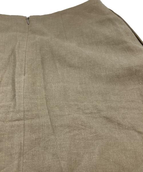 DEUXIEME CLASSE（ドゥーズィエム クラス）DEUXIEME CLASSE (ドゥーズィエム クラス) Linenフレアスカート/Linenフレアスカート ブラウン サイズ:34の古着・服飾アイテム