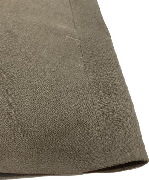 DEUXIEME CLASSE（ドゥーズィエム クラス）DEUXIEME CLASSE (ドゥーズィエム クラス) Linenフレアスカート/Linenフレアスカート ブラウン サイズ:34の古着・服飾アイテム