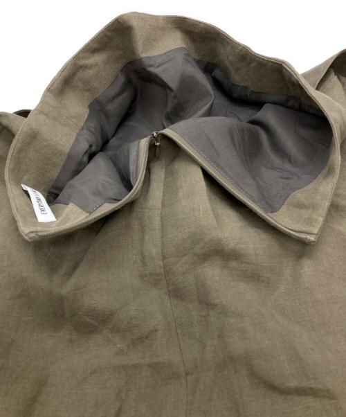 DEUXIEME CLASSE（ドゥーズィエム クラス）DEUXIEME CLASSE (ドゥーズィエム クラス) Linenフレアスカート/Linenフレアスカート ブラウン サイズ:34の古着・服飾アイテム