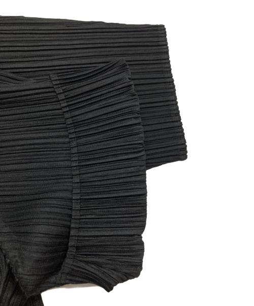 PLEATS PLEASE（プリーツプリーズ）PLEATS PLEASE (プリーツプリーズ) プリーツカットソー ブラック サイズ:3の古着・服飾アイテム