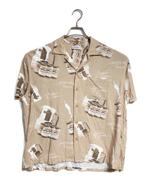 RADIALL（ラディアル）RADIALL (ラディアル) RAGER OPEN COLLARED SHIRT S/S/レイジャー オープンカラーシャツ ブラウン サイズ:Mの古着・服飾アイテム