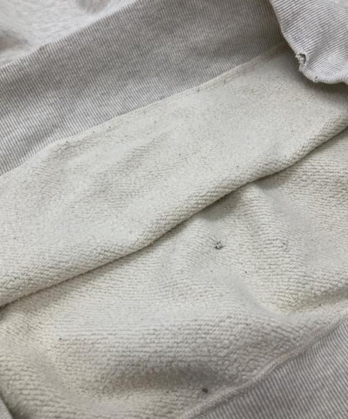 SAINT MICHAEL（セントマイケル）SAINT MICHAEL (セントマイケル) ダメージ加工 クルーネックスウェット グレー サイズ:Lの古着・服飾アイテム