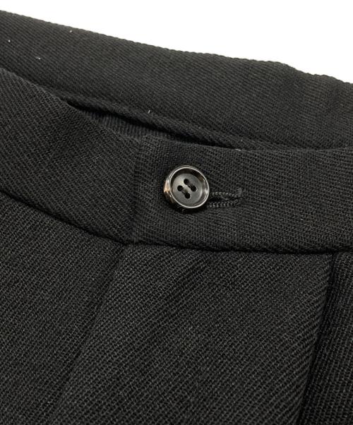 COMME des GARCONS COMME des GARCONS（コムデギャルソン コムデギャルソン）COMME des GARCONS COMME des GARCONS (コムデギャルソン コムデギャルソン) ウールワイドクロップドパンツ ブラック サイズ:Mの古着・服飾アイテム