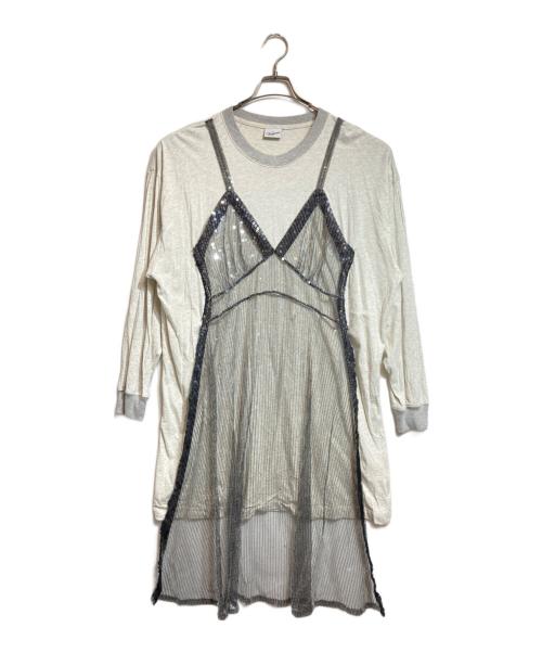 VAQUERA（ヴァケラ）VAQUERA (ヴァケラ) Oversized Gray Slip Dress グレー サイズ:Mの古着・服飾アイテム