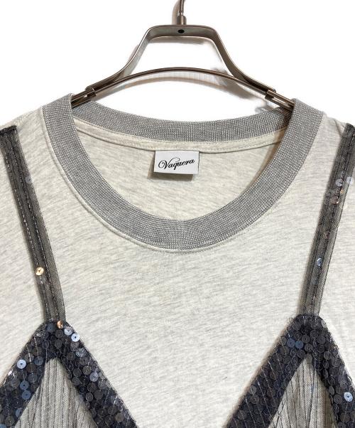 VAQUERA（ヴァケラ）VAQUERA (ヴァケラ) Oversized Gray Slip Dress グレー サイズ:Mの古着・服飾アイテム