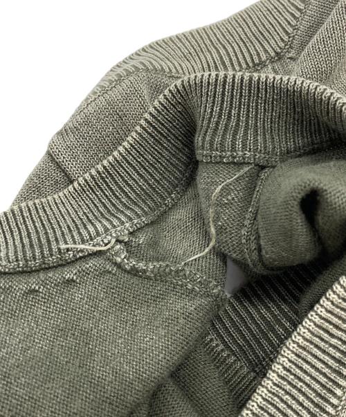 MARTIN MARGIELA（マルタン・マルジェラ）Martin Margiela (マルタン・マルジェラ) フェード加工vネックニットベスト グリーン サイズ:Mの古着・服飾アイテム