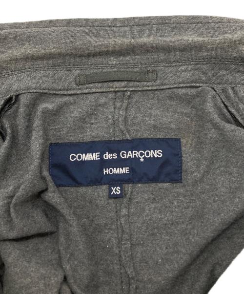 COMME des GARCONS HOMME（コムデギャルソン オム）COMME des GARCONS HOMME (コムデギャルソン オム) サイド切替チェックジャケット グレー サイズ:XSの古着・服飾アイテム