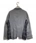 COMME des GARCONS HOMME (コムデギャルソン オム) サイド切替チェックジャケット グレー サイズ:XS：12000円