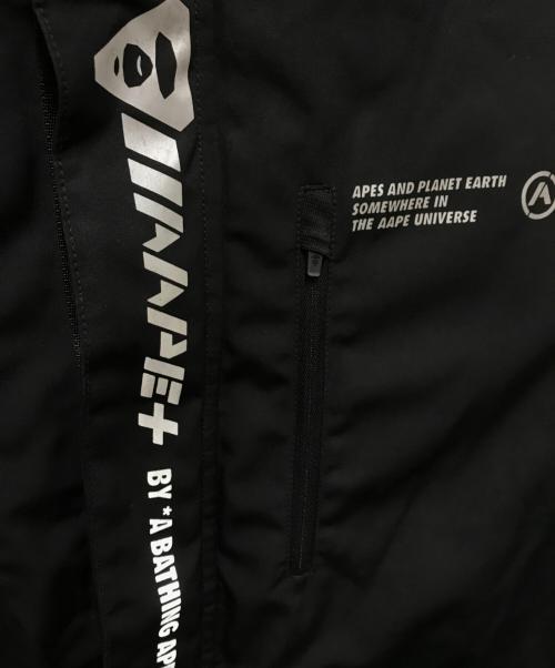 Aape BY A BATHING APE（エーエイプ バイ アベイシングエイプ）AAPE BY A BATHING APE (エーエイプ バイ アベイシングエイプ) 中綿ジャケット ブラック サイズ:Lの古着・服飾アイテム