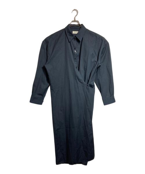 LEMAIRE（ルメール）LEMAIRE (ルメール) STRAIGHT COLLAR TWISTED DRESS ブラック サイズ:36の古着・服飾アイテム