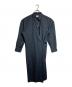 LEMAIRE（ルメール）の古着「STRAIGHT COLLAR TWISTED DRESS」｜ブラック
