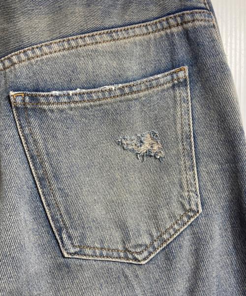 MM6 Maison Margiela（エムエムシックスメゾンマルジェラ）MM6 Maison Margiela (エムエムシックスメゾンマルジェラ) ドローストリングバギーデニム インディゴ サイズ:26の古着・服飾アイテム