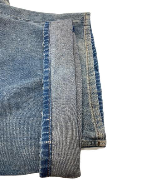 MM6 Maison Margiela（エムエムシックスメゾンマルジェラ）MM6 Maison Margiela (エムエムシックスメゾンマルジェラ) ドローストリングバギーデニム インディゴ サイズ:26の古着・服飾アイテム