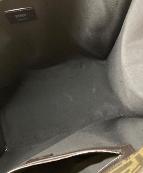 FENDI（フェンディ）FENDI (フェンディ) FFジャカード トートバッグ ブラウンの古着・服飾アイテム