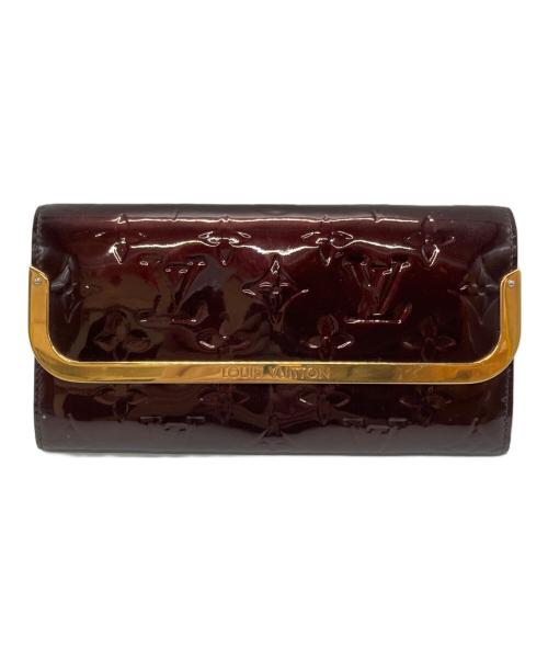 LOUIS VUITTON（ルイ ヴィトン）LOUIS VUITTON (ルイ ヴィトン) ヴェルニ ポルトフォイユ・ロスモア ルージュフォーヴィスト ブラウンの古着・服飾アイテム