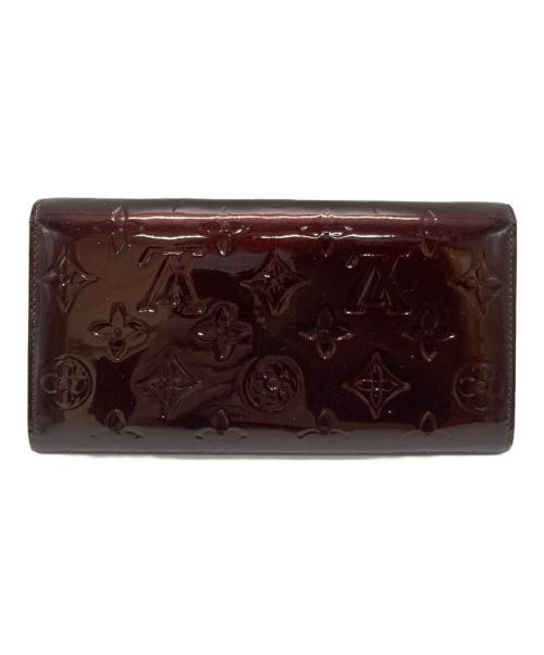 LOUIS VUITTON（ルイ ヴィトン）LOUIS VUITTON (ルイ ヴィトン) ヴェルニ ポルトフォイユ・ロスモア ルージュフォーヴィスト ブラウンの古着・服飾アイテム