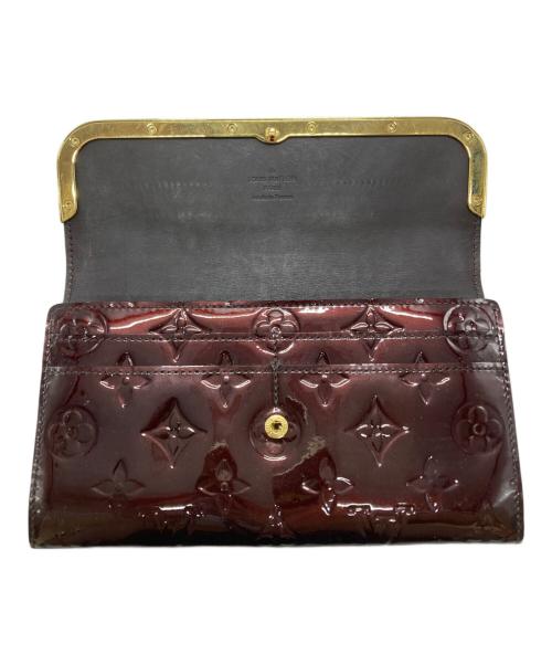 LOUIS VUITTON（ルイ ヴィトン）LOUIS VUITTON (ルイ ヴィトン) ヴェルニ ポルトフォイユ・ロスモア ルージュフォーヴィスト ブラウンの古着・服飾アイテム