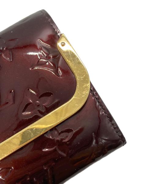 LOUIS VUITTON（ルイ ヴィトン）LOUIS VUITTON (ルイ ヴィトン) ヴェルニ ポルトフォイユ・ロスモア ルージュフォーヴィスト ブラウンの古着・服飾アイテム