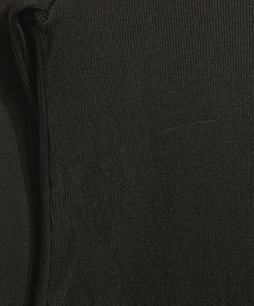 tricot COMME des GARCONS（トリココムデギャルソン）tricot COMME des GARCONS (トリココムデギャルソン) ハイネックプリーツロングワンピース ブラック サイズ:Freeの古着・服飾アイテム