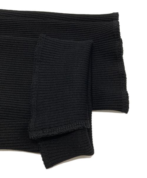 tricot COMME des GARCONS（トリココムデギャルソン）tricot COMME des GARCONS (トリココムデギャルソン) ハイネックプリーツロングワンピース ブラック サイズ:Freeの古着・服飾アイテム
