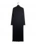tricot COMME des GARCONS (トリココムデギャルソン) ハイネックプリーツロングワンピース ブラック サイズ:Free：16000円