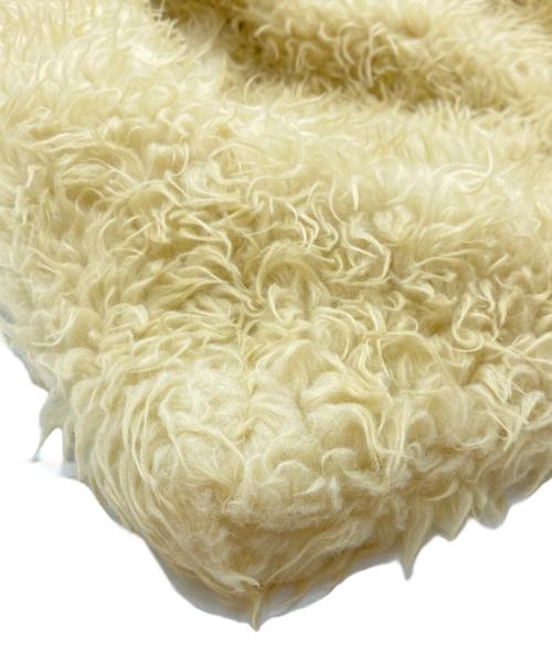 MM6 Maison Margiela（エムエムシックスメゾンマルジェラ）MM6 Maison Margiela (エムエムシックスメゾンマルジェラ) トライアングル フェイクファージャパニーズ トートバッグ ベージュの古着・服飾アイテム