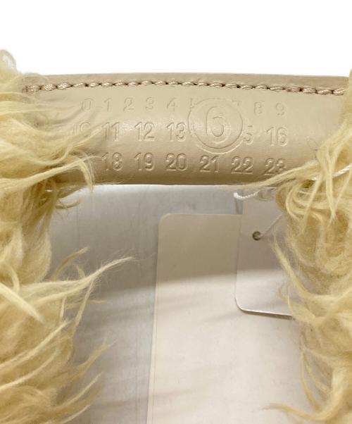 MM6 Maison Margiela（エムエムシックスメゾンマルジェラ）MM6 Maison Margiela (エムエムシックスメゾンマルジェラ) トライアングル フェイクファージャパニーズ トートバッグ ベージュの古着・服飾アイテム