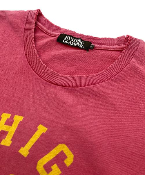 Hysteric Glamour（ヒステリックグラマー）Hysteric Glamour (ヒステリックグラマー) プリントTシャツ ピンク サイズ:	SIZE Sの古着・服飾アイテム